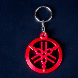 Ямаха (Yamaha) 3D брелок красный