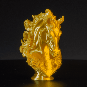 Лошадь статуэтка бюст золотая (символ нового года 2026)