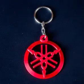 Ямаха (Yamaha) 3D брелок красный